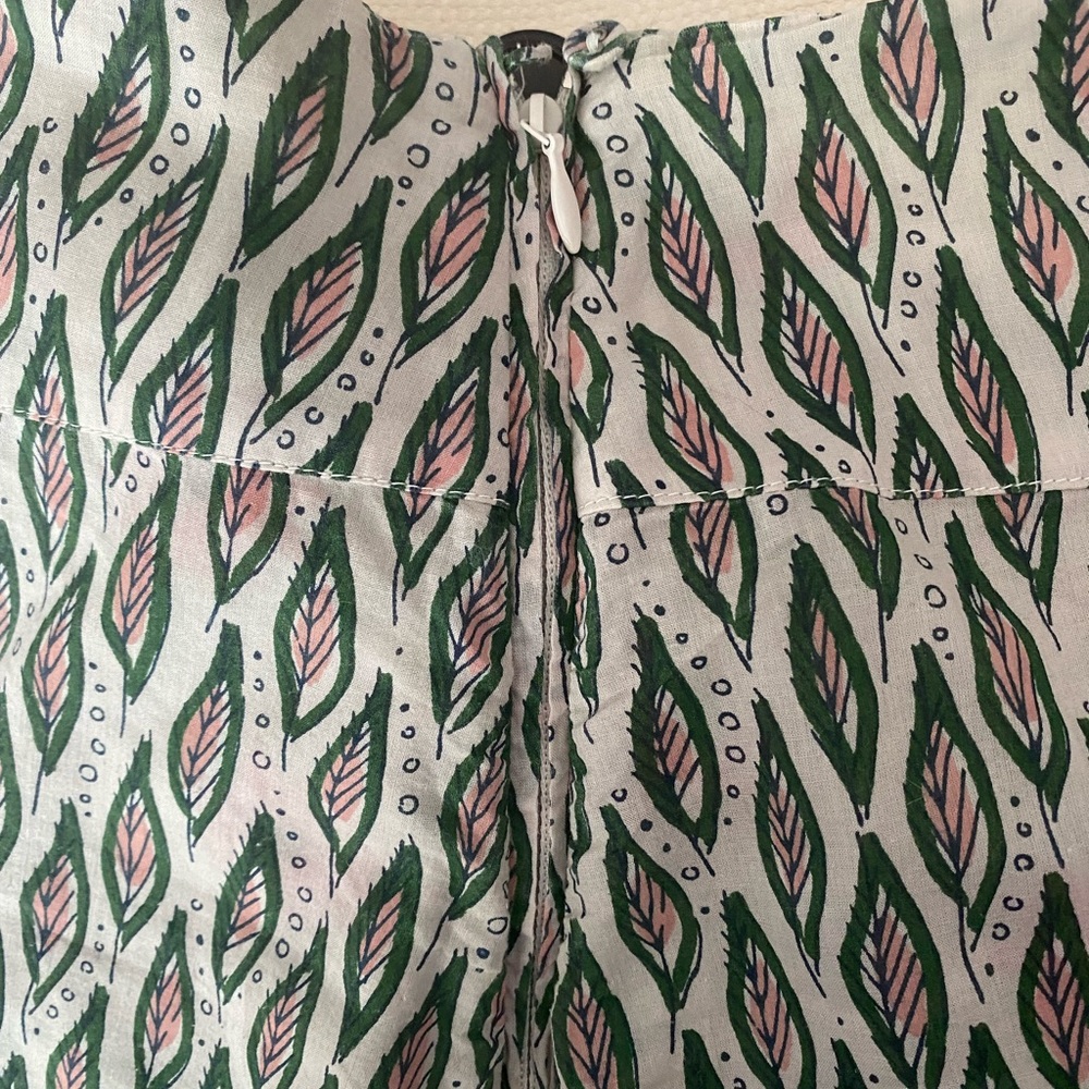 A Line Cotton Reversible Skirt from England